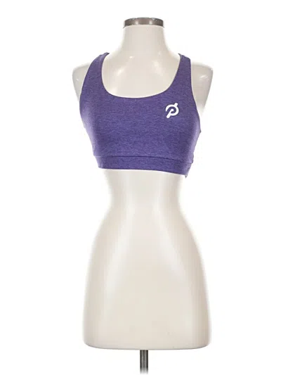 Pre-owned Peloton Sports Bra In Purple