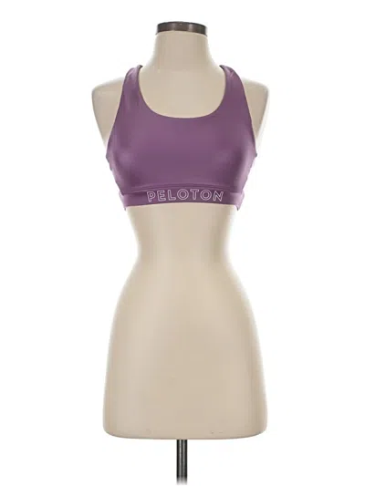 Pre-owned Peloton Sports Bra In Purple