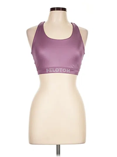 Pre-owned Peloton Sports Bra In Purple