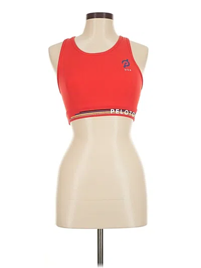 Pre-owned Peloton Sports Bra In Red