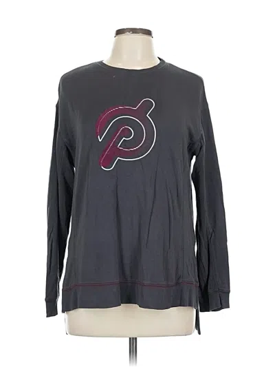 Pre-owned Peloton Sweatshirt In Gray