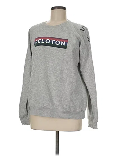 Pre-owned Peloton Sweatshirt In Gray