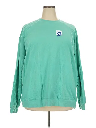 Pre-owned Peloton Sweatshirt In Green