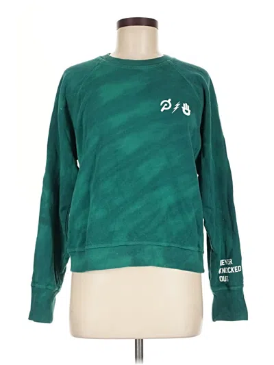 Pre-owned Peloton Sweatshirt In Green
