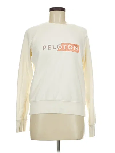 Pre-owned Peloton Sweatshirt In Ivory