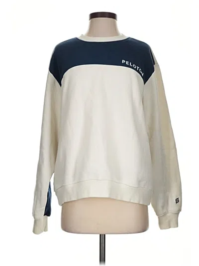 Pre-owned Peloton Sweatshirt In Ivory