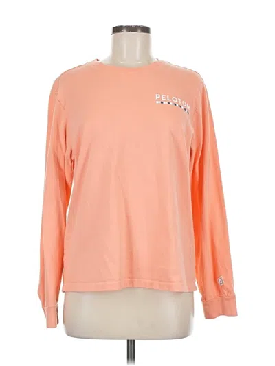 Pre-owned Peloton Sweatshirt In Pink
