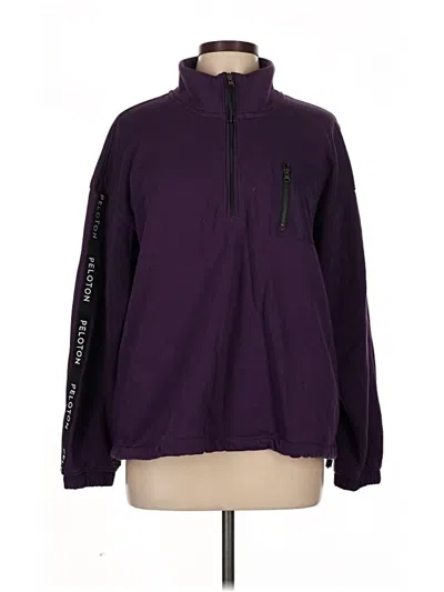 Pre-owned Peloton Sweatshirt In Purple