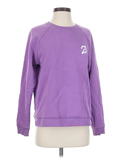 Pre-owned Peloton Sweatshirt In Purple