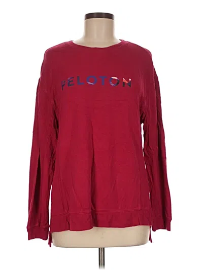 Pre-owned Peloton Sweatshirt In Red