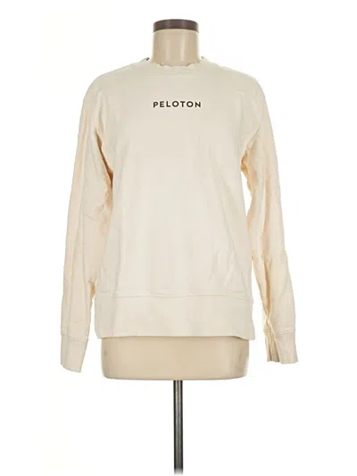 Pre-owned Peloton Sweatshirt In White