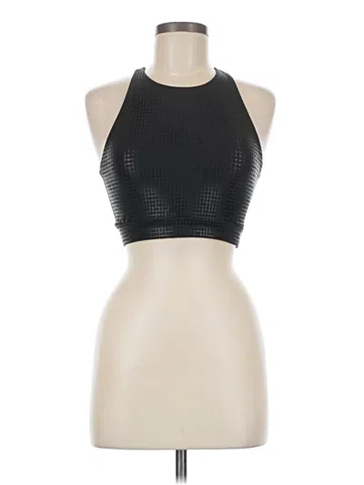 Pre-owned Peloton Tank Top Black Halter Neckline Tops