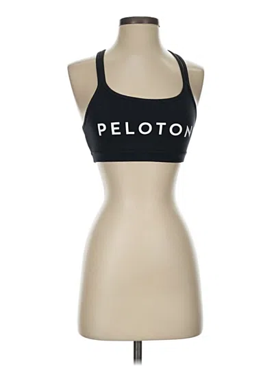 Pre-owned Peloton Tank Top Black Halter Neckline Tops