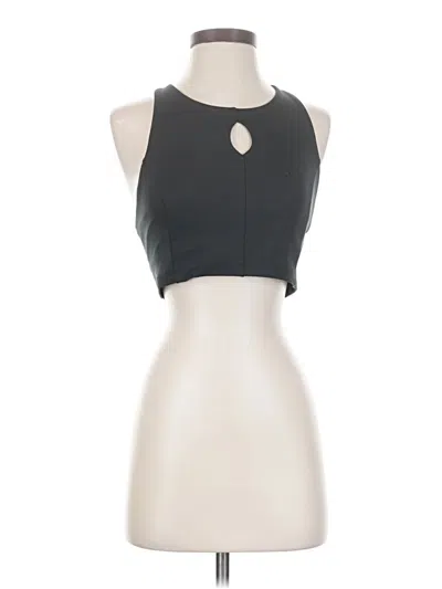 Pre-owned Peloton Tank Top Black Halter Neckline Tops