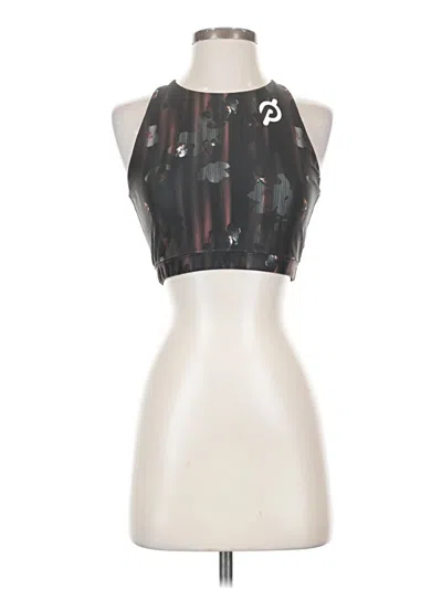 Pre-owned Peloton Tank Top Black Halter Neckline Tops