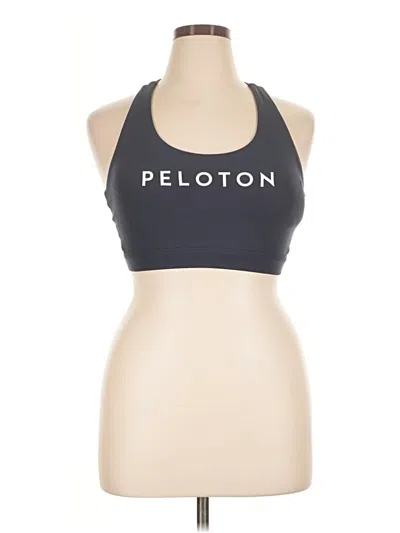 Pre-owned Peloton Tank Top Black Halter Neckline Tops
