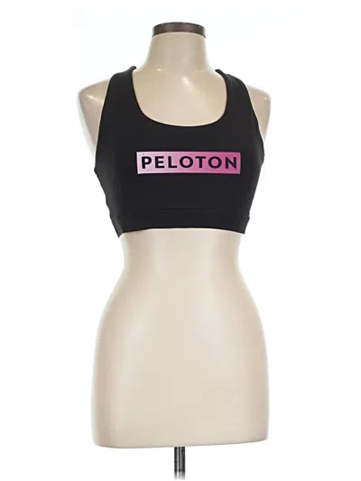 Pre-owned Peloton Tank Top Black Halter Neckline Tops
