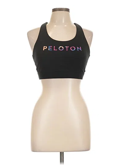 Pre-owned Peloton Tank Top Black Halter Neckline Tops