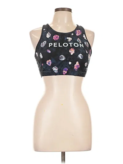 Pre-owned Peloton Tank Top Black Halter Neckline Tops