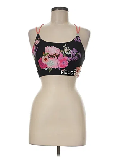 Pre-owned Peloton Tank Top Black Halter Neckline Tops