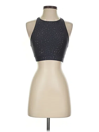 Pre-owned Peloton Tank Top Black Halter Neckline Tops