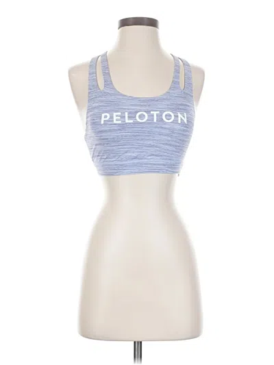 Pre-owned Peloton Tank Top Blue Halter Neckline Tops