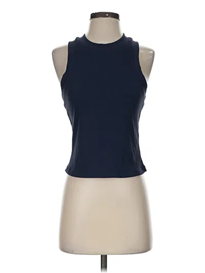 Pre-owned Peloton Tank Top Blue Halter Neckline Tops