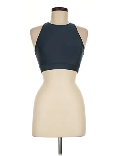 Pre-owned Peloton Tank Top Blue Halter Neckline Tops