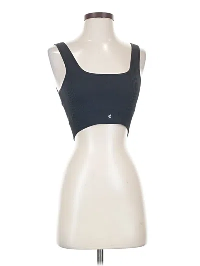 Pre-owned Peloton Tank Top Blue Strapless Neckline Tops