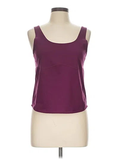 Pre-owned Peloton Tank Top Burgundy Strapless Neckline Tops