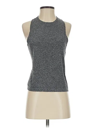 Pre-owned Peloton Tank Top Gray Halter Neckline Tops