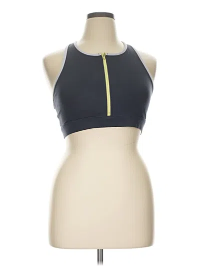 Pre-owned Peloton Tank Top Gray Halter Neckline Tops