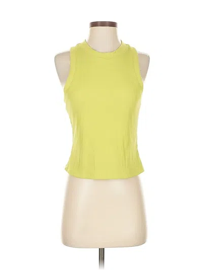 Pre-owned Peloton Tank Top Green Halter Neckline Tops