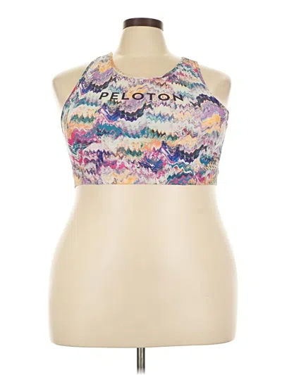 Peloton Tank Top Ivory Halter Neckline Tops In Multi