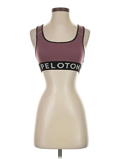 Pre-owned Peloton Tank Top Pink Strapless Neckline Tops