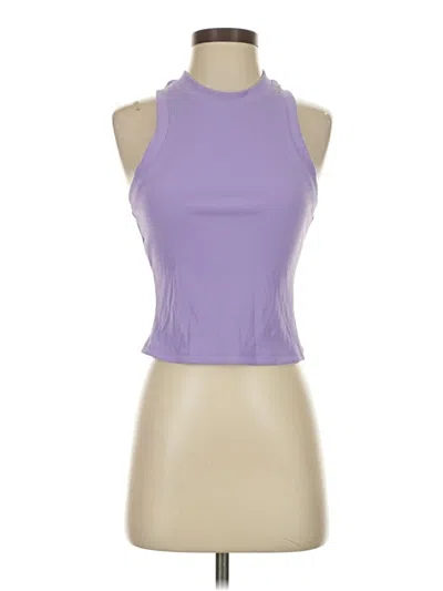Pre-owned Peloton Tank Top Purple Halter Neckline Tops