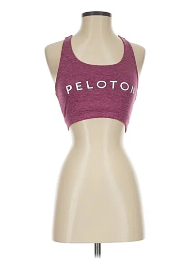 Pre-owned Peloton Tank Top Purple Halter Neckline Tops