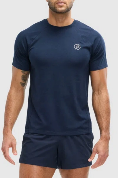 Peloton Tech Jersey Short Sleeve In Navy Blazer