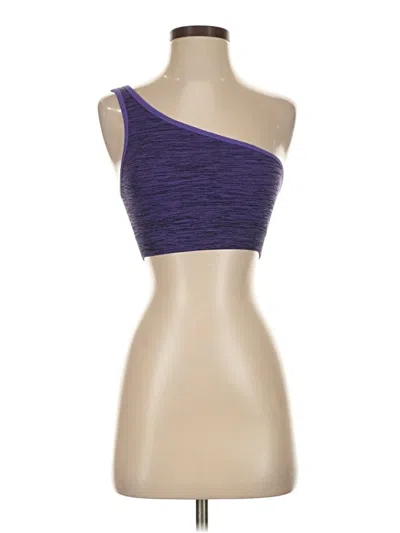 Pre-owned Peloton Tube Top Purple One Shoulder Neckline Tops