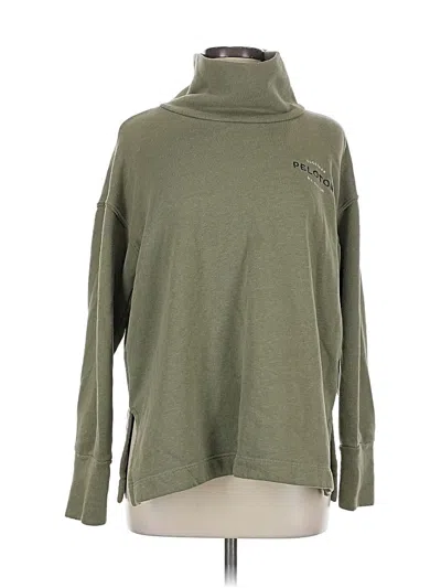 Pre-owned Peloton Turtleneck Sweater In Green
