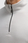 Peloton Waffle 1/4 Zip Long Sleeve In Mist