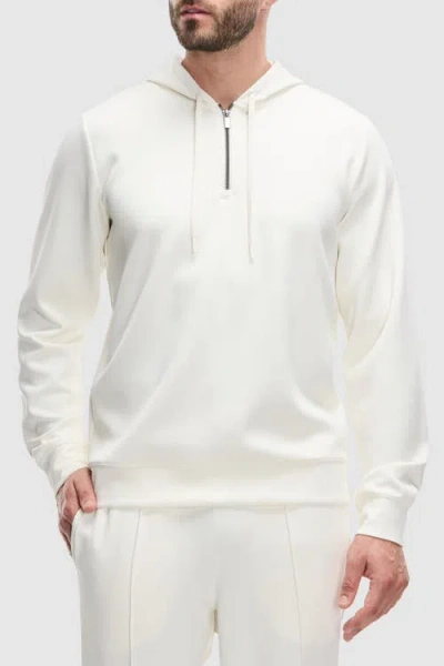 Peloton Washed Interlock Hoodie In Pearl