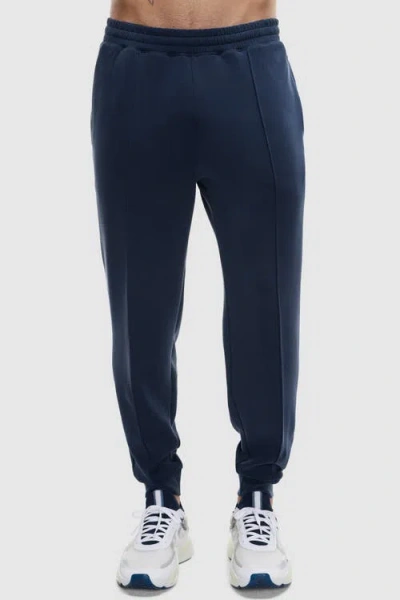 Peloton Washed Interlock Jogger In Deep Navy