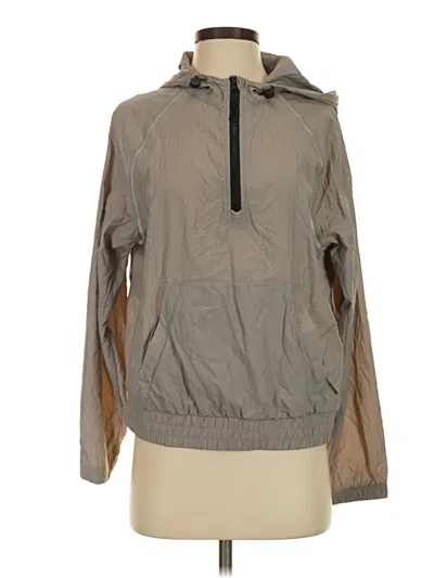 Pre-owned Peloton Windbreaker Jacket In Gray
