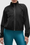 Peloton Woven Seamed Run Shell Jacket In Black