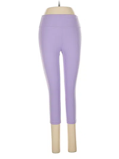 Pre-owned Peloton Yoga Pants In Purple