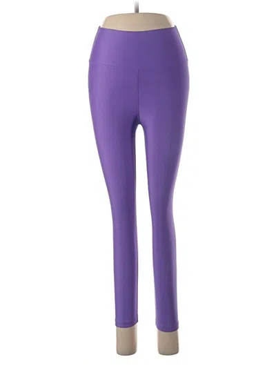 Pre-owned Peloton Yoga Pants In Purple