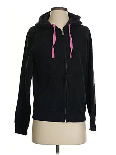 Pre-owned Peloton Zip Up Hoodie In Black