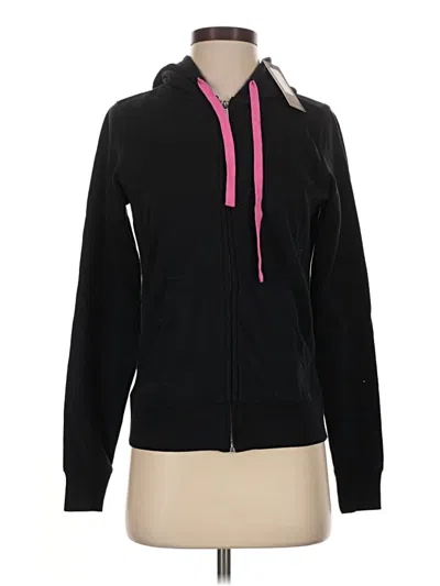 Pre-owned Peloton Zip Up Hoodie In Black