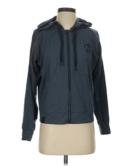 Pre-owned Peloton Zip Up Hoodie In Blue